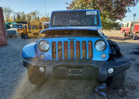 2016 Jeep Wrangler Unlimited Sahara из США, поврежденный, VIN 1C4HJWEG2GL253158
